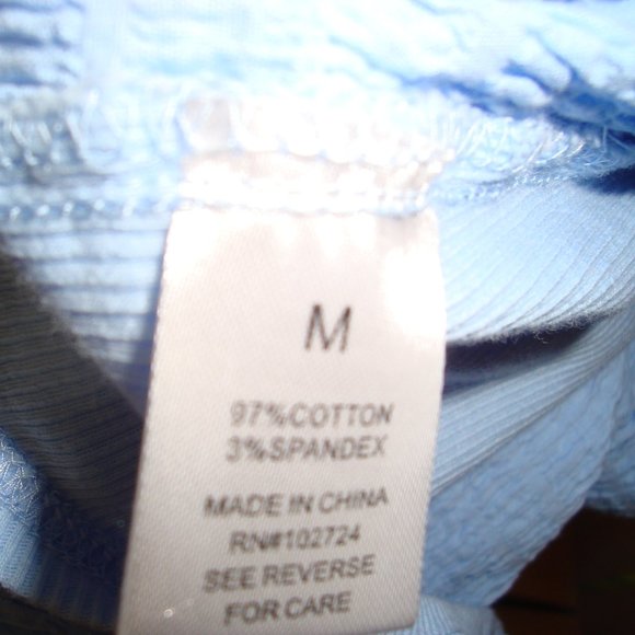 Woman's multi textured stretch shirt M - Picture 6 of 6